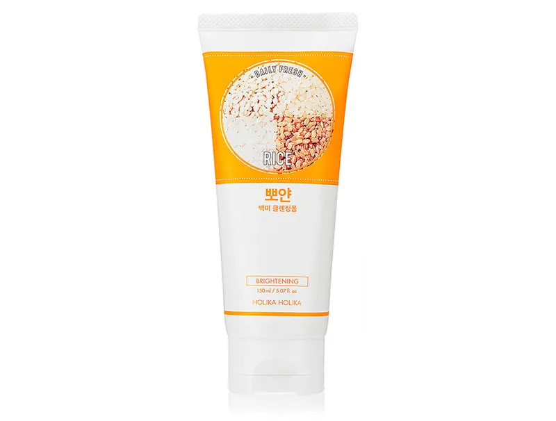 М'яка пінка для вмивання з рисом Holika Holika Daily Fresh Cleansing Foam Rice, 150мл