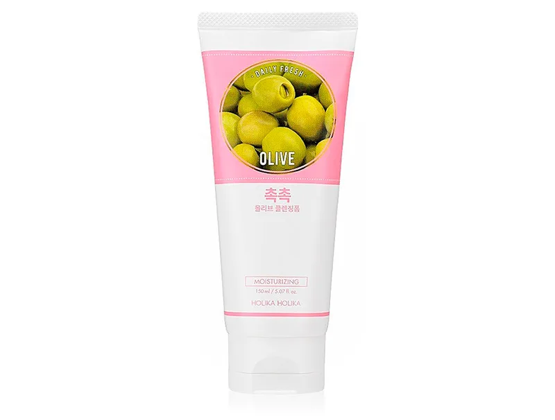 М'яка пінка для вмивання з оливою Holika Holika Daily Fresh Cleansing Foam Olive, 150мл