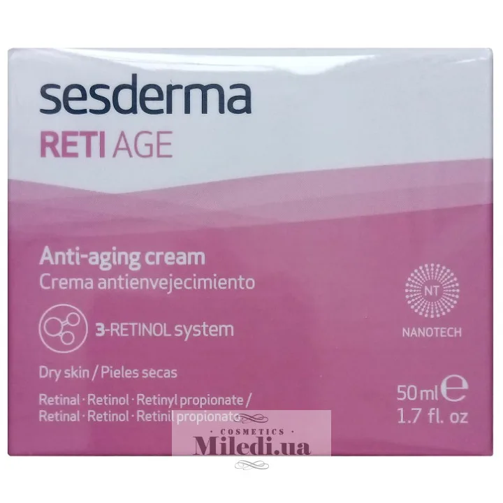 Антивіковий крем Sesderma Reti-Age для сухої шкіри 50 мл (8429979417312)