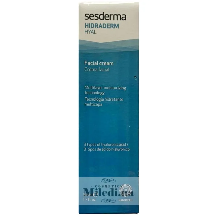 Зволожуючий крем Sesderma Laboratories Hidraderm Hyal Facial Cream, 50 мл