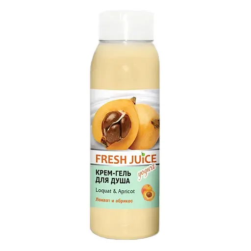 Крем-гель для душу Fresh Juice Loquat & Apricot, 300 мл
