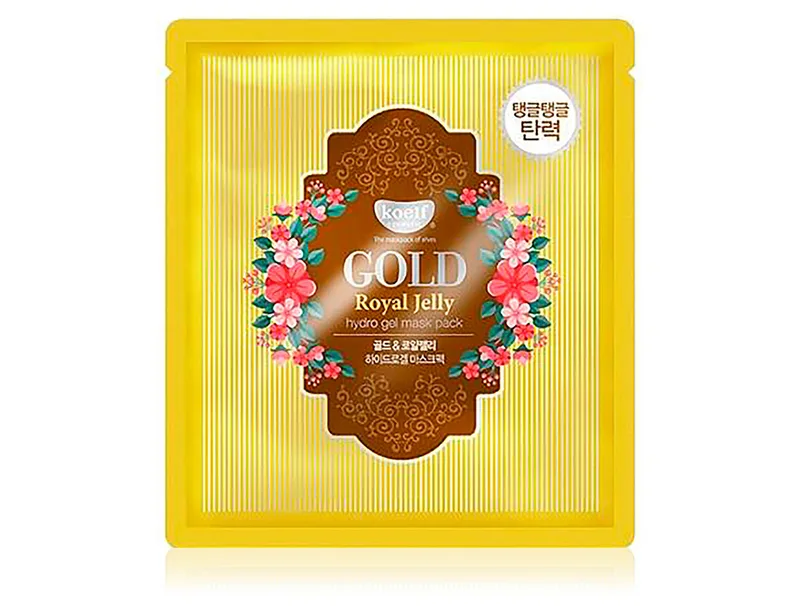 Гідрогелева маска для обличчя з маточним молочком та золотом Koelf Hydrogel Mask Pack Gold & Royal Jelly