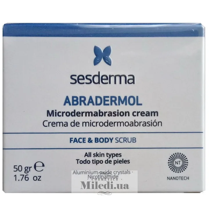 Крем для мікродермабразії шкіри Sesderma Laboratories Abradermol Microdermabrasion Cream 50 мл
