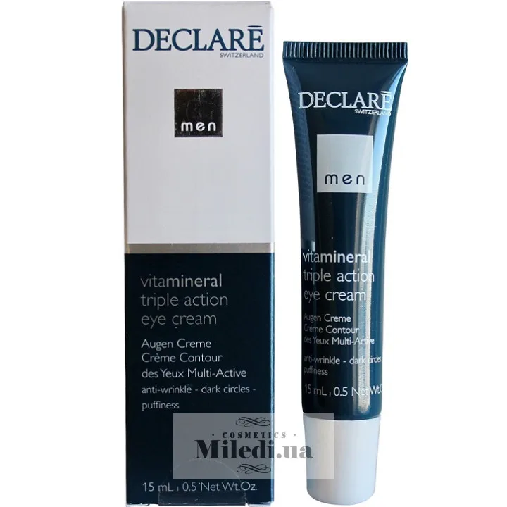 Declare Triple Action Eye Cream anti-wrinkle - Крем для області навколо очей потрійної дії