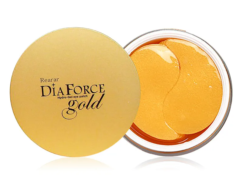 Великі гідрогелеві патчі під очі із колоїдним золотом Rearar Dia Force Hydro-Gel Eye Patch Gold, 60шт
