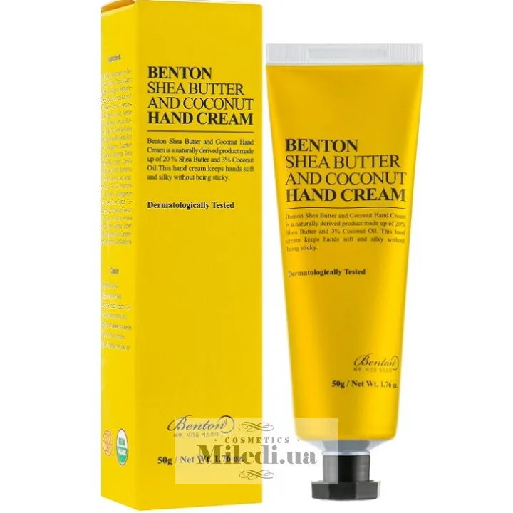 Benton Shea Butter and Coconut Hand Cream - Крем для рук з маслом ши та кокосом