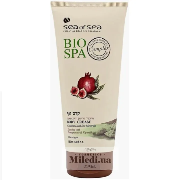 Крем для тіла з гранатом і інжировим молочком Sea of ​​Spa Bio Spa Body Cream Pomegranate Fig Milk 180 мл