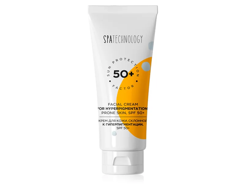 Крем для шкіри схильний до гіперпігментації Spa Technology by TianDe Facial Cream For Hyperpigmentation Prone Skin SPF 50+, 50мл