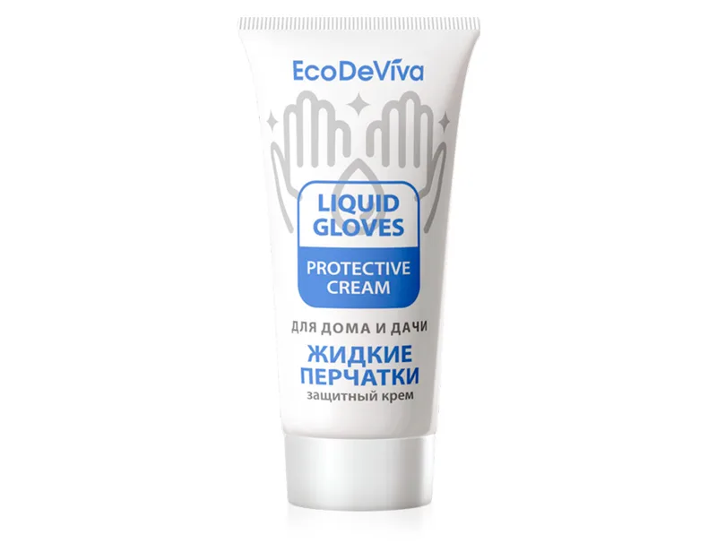 Захисний крем для рук «Рідкі рукавички» EcoDeViva by TianDe Liquid Gloves Protective Cream, 50г