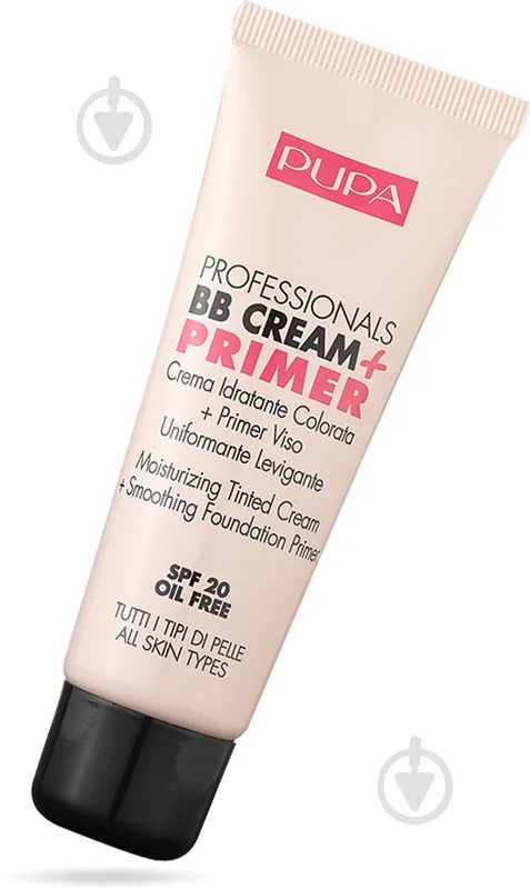 ВВ-крем Pupa Professional + Primer SPF 20 для всіх типів шкіри