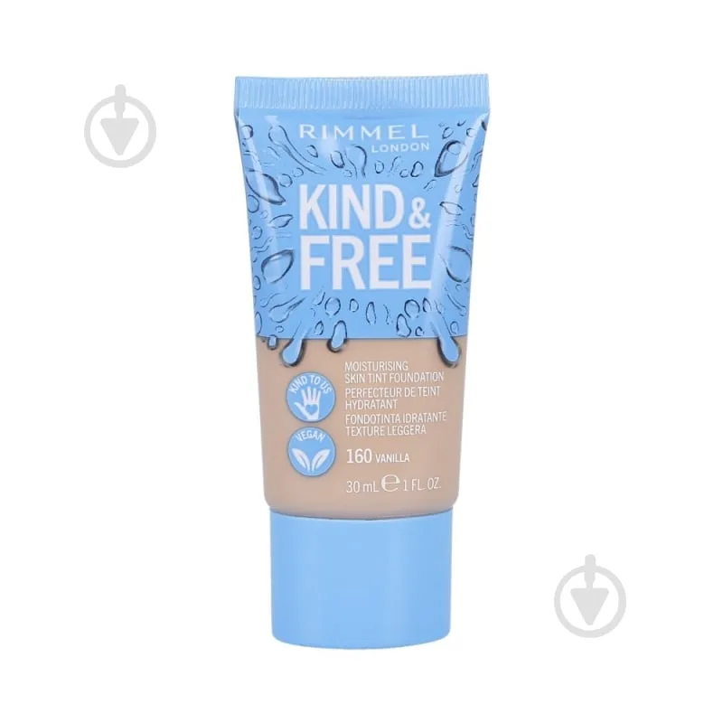 Тінт зволожувальний Rimmel London Kind & Free (160) Vanilla 30 мл