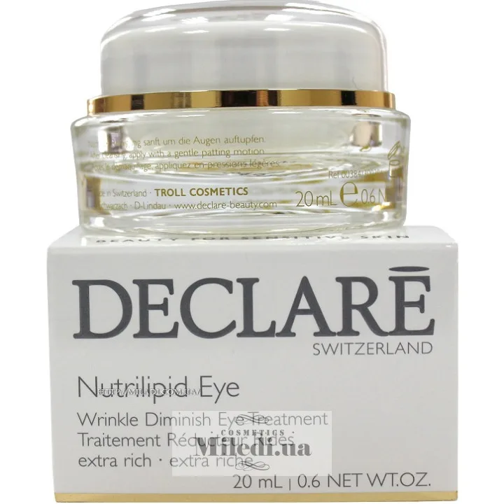 Крем проти мімічних зморшок навколо очей Declare Nutrilipid Wrinkle Diminish Eye Treatment 20 мл