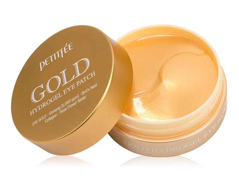 Гідрогелеві патчі під очі із золотим комплексом +5 Petitfee Gold Hydrogel Eye Patch, 60шт