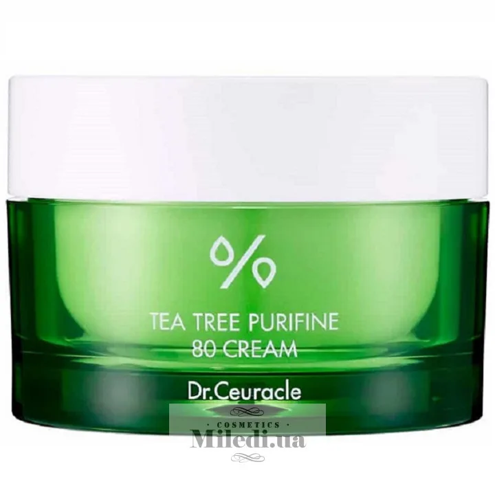 Dr. Ceuracle Tea Tree Purifine 80 Cream – зволожуючий гель-крем з чайним деревом 50 г