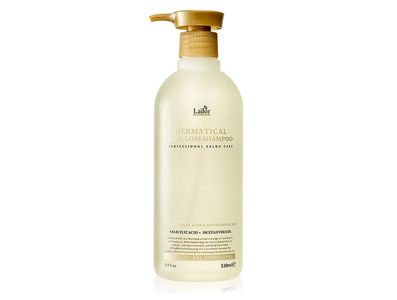 Зміцнюючий безсульфатний шампунь Lador DERMATICAL HAIR-LOSS SHAMPOO