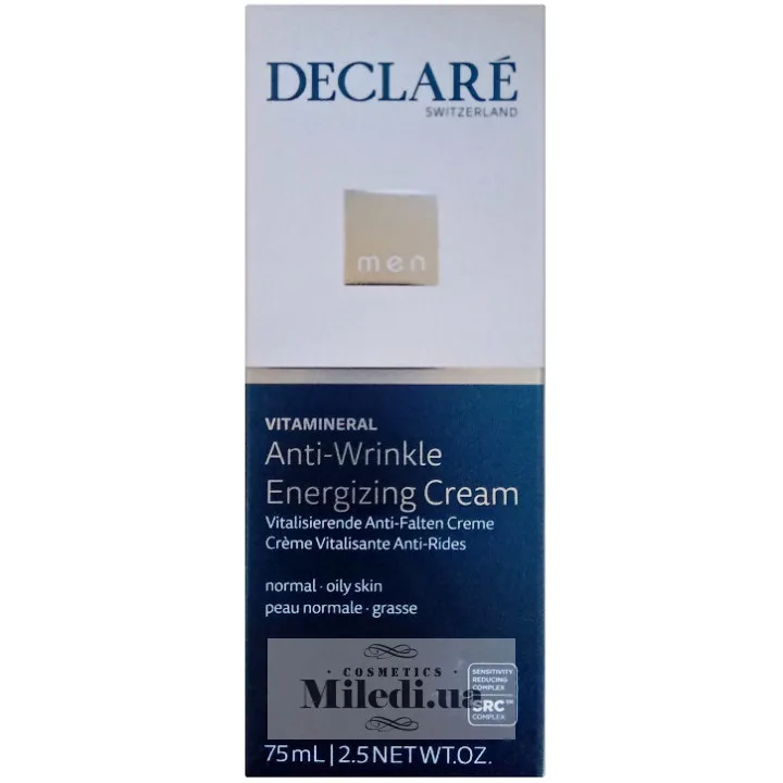 Крем енергетичний проти зморшок Declare Men Vitamineral Anti-Wrinkle Energizing Cream 75 мл