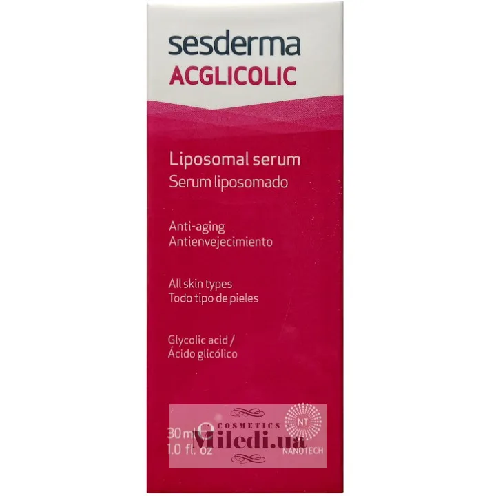 Ліпосомальна сироватка з 6% гліколевою кислотою Sesderma Laboratories Acglicolic Liposomal Serum 30 мл