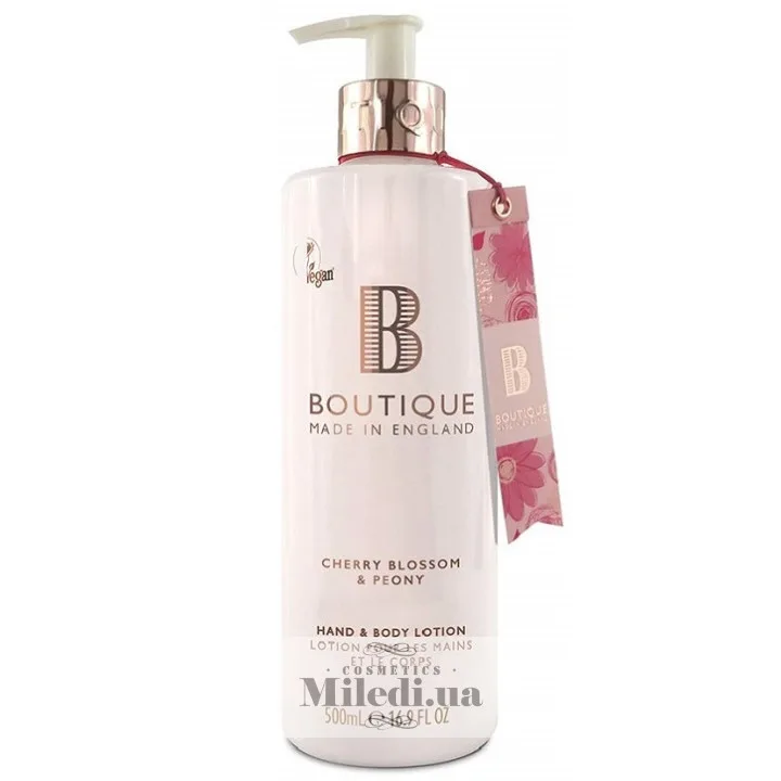 Лосьйон для рук і тіла Вишневий цвіт і півонія Grace Cole Boutique Cherry Blossom & Peony Hand & Body Lotion 500 мл
