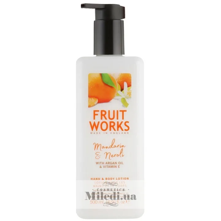 Лосьйон для рук і тіла Мандарин і неролі Grace Cole Fruit Works Mandarin & Neroli Hand & Body Lotion 500 мл