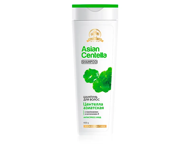 Шампунь для волосся «Центелла азійська» EcoDeViva by TianDe Hainan Tao Asian Centella Shampoo, 400г