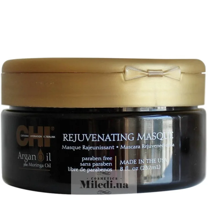 Маска для волосся з маслом Аргана і морінга Chi Argan Oil Plus Moringa Oil Rejuvenationg Masque 237 мл