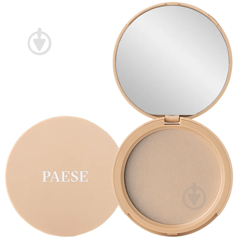 Пудра компактна PAESE Semi-transparent Matte 1A warm beige 9 г