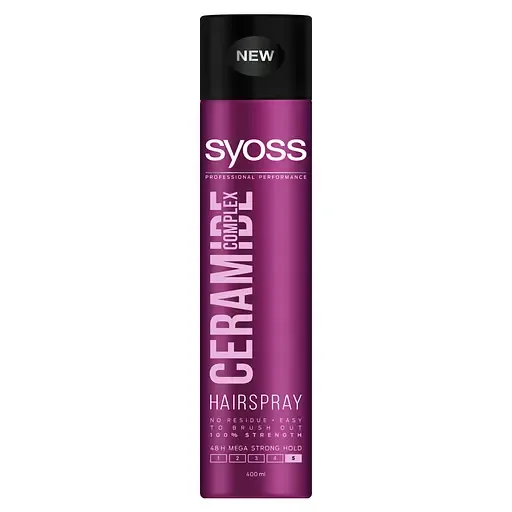 Лак для волосся Syoss Ceramide, максимально сильна фіксація, 400 мл
