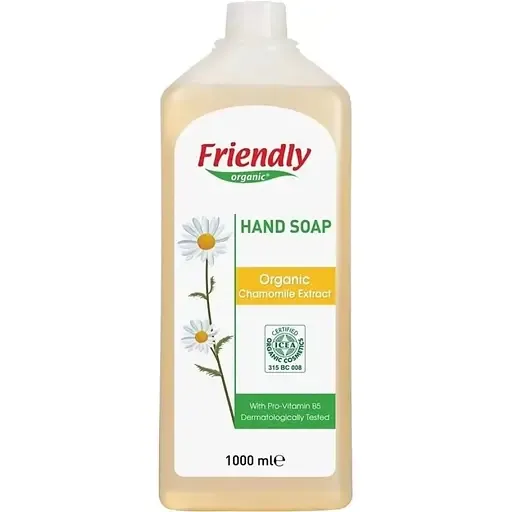 Органічне мило для рук Friendly Organic Екстракт ромашки 1000 мл