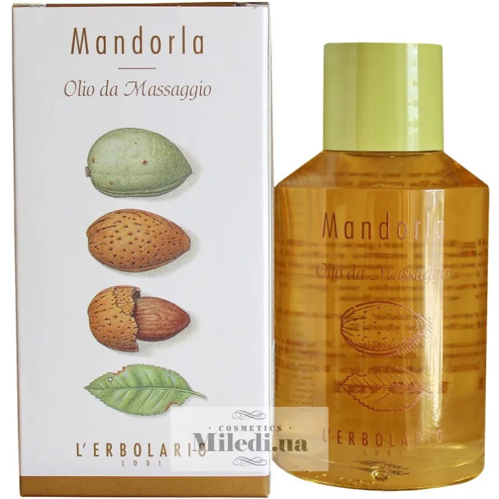 Масажне масло для тіла Мигдаль L`Erbolario Olio da Massaggio Mandorla 125 мл