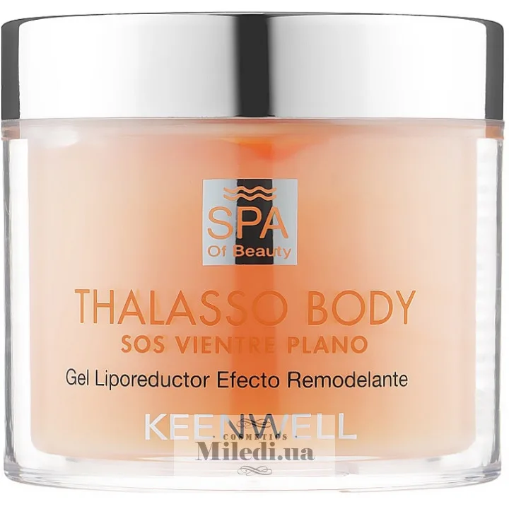 Моделюючий гель Плоский живіт Keenwell Thalasso Body Flat Belly-Remodeling & Lipo Gel 270 мл