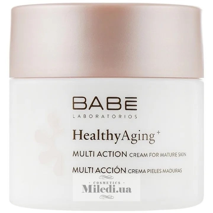 Мультифункціональний крем для дуже зрілої шкіри Babe Laboratorios Healthy Aging Multi Action Cream Mature Skin 50 мл