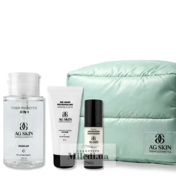 Набір для ніжного оновлення шкіри AG SKIN Gentle Renewal Set 30 мл + 200 мл + 60 мл