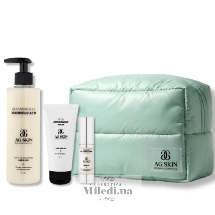 Набір для пілінгу та оновлення шкіри AG SKIN Exfoliation And Renew Set 60 мл + 15 мл + 230 мл