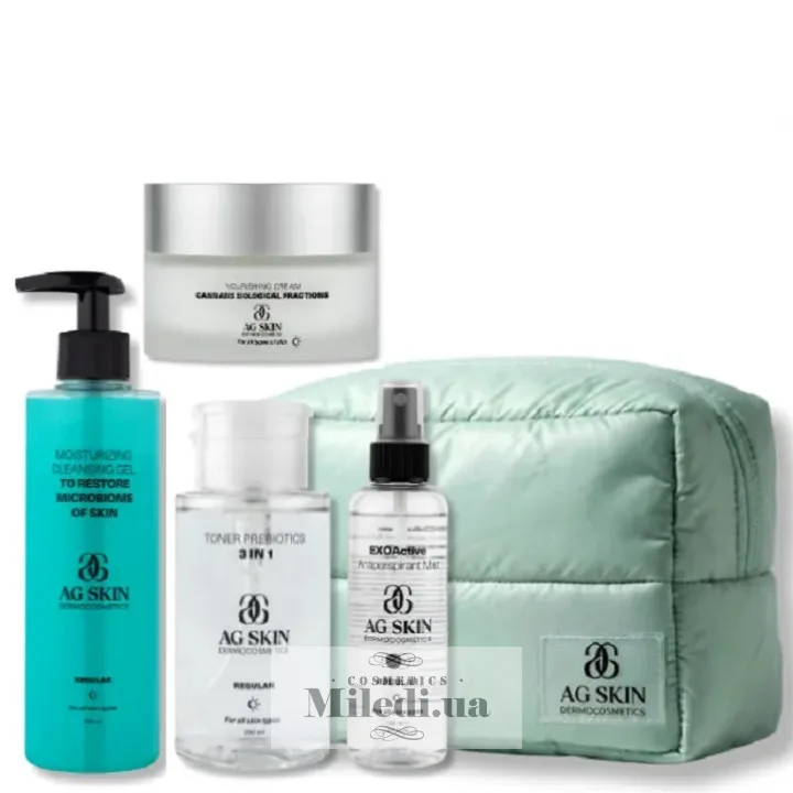 Набір для зволоження шкіри AG SKIN Hydration & Comfort Set 50 мл + 100 мл + 200 мл + 230 мл