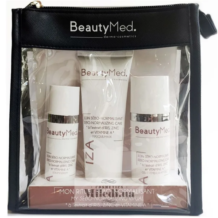 Набір себорегулюючий для жирної шкіри BeautyMed Beauty Kit Sebo-Normalizing 30 мл + 50 мл + 75 мл