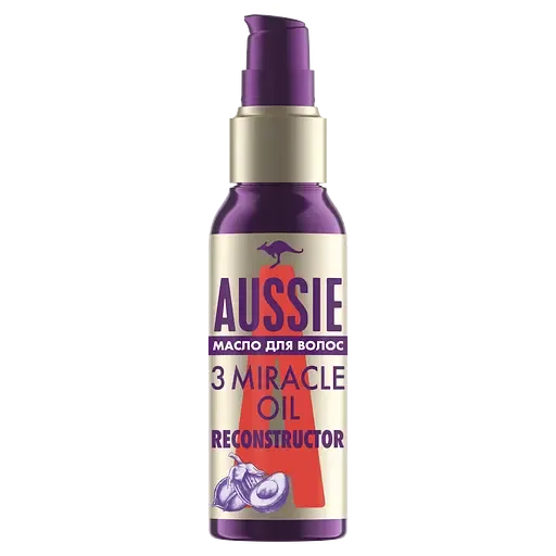 Олія для волосся Aussie 3 Miracle Oil Reconstructor, 100 мл