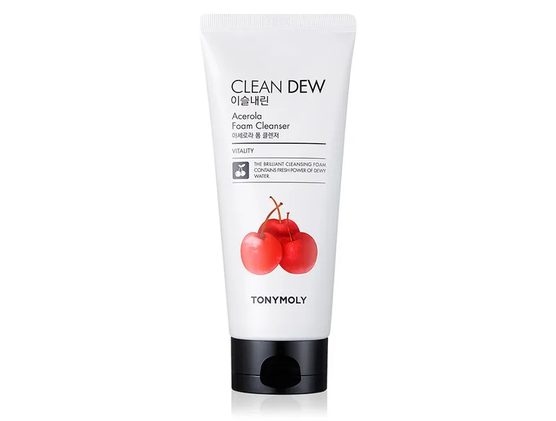 Пінка для вмивання Ацерола Tony Moly Clean Dew Foam Cleanser Acerola, 180мл