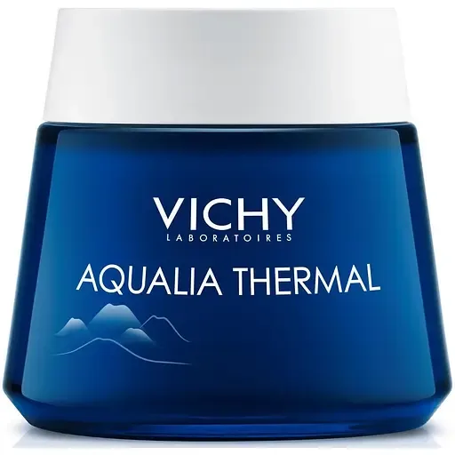 Нічний СПА крем-гель Vichy Aqualia Thermal для глибокого зволоження шкіри обличчя 75 мл
