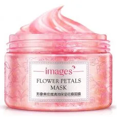 Маска для обличчя гелева з пелюстками троянд IMAGES Flower Petals Mask Rose (120г)