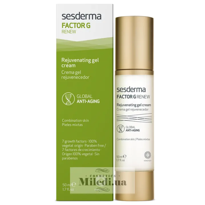 Омолоджуючий крем-гель для обличчя Sesderma Laboratories Factor G Renew Gel Cream 50 мл