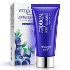 Очищуюче молочко для вмивання з екстрактом чорниці анти акне BIOAQUA Blueberry Cleanser (100мл)