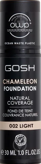 Крем тональний Gosh Chameleon Foundation 002 light 30 мл