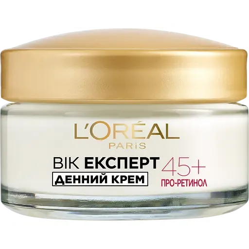 Денний крем для обличчя L'Oreal Paris Вік експерт 45+ Ліфтинг-догляд проти зморщок, 50 мл (A7821300)