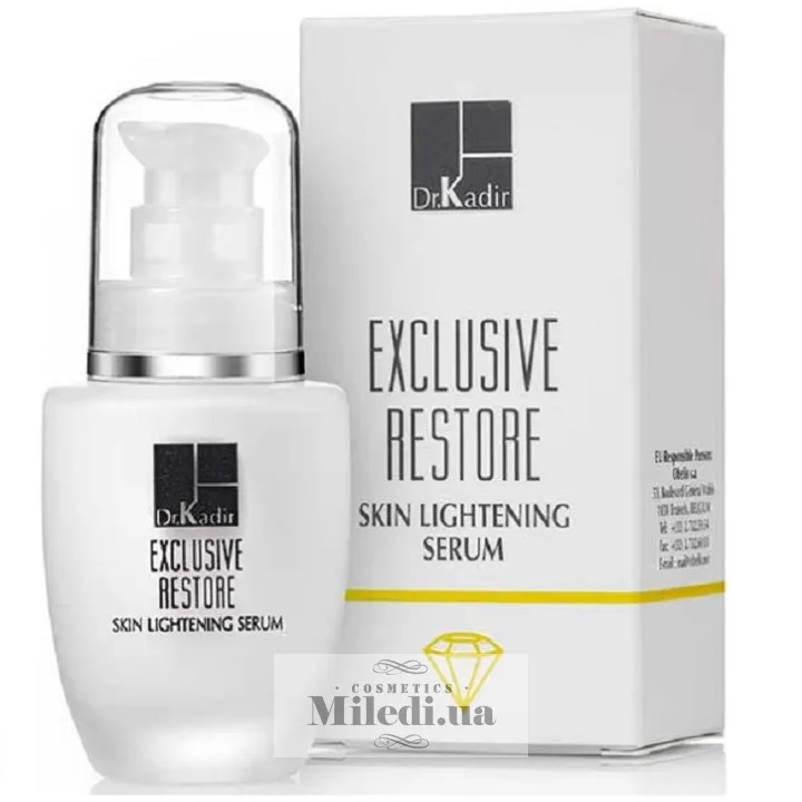 Освітлюючий серум для обличчя Dr. Kadir Exclusive Restore Skin Lightening Serum, 30 мл