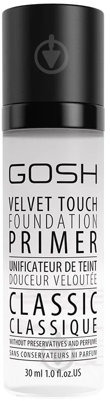 Праймер Gosh Velvet Touch Foundation Primer 60136-3 прозорий 30 мл