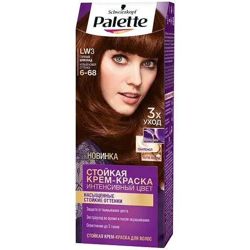 Фарба для волосся Palette LW3 Гарячий шоколад, 110 мл
