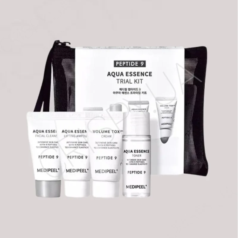 Зволожувальний набір для обличчя Medi-Peel Peptide 9 Aqua Essence Trial Kit - 4 предмети