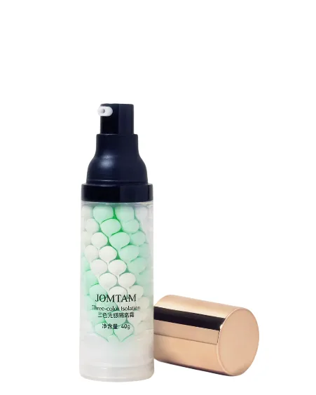 База під макіяж трикольорова праймер Jomtam Contour Color Isolation 3в1 м''ятна 40 мл