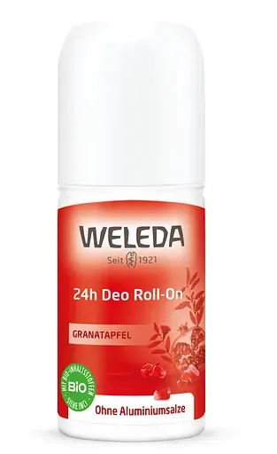 Роликовий дезодорант Weleda Гранат Roll-On 24 години 50 мл (663600)
