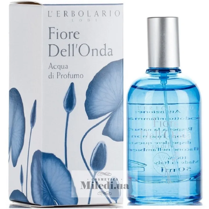 Парфумована вода Блакитний лотос L`Erbolario Acqua di Profumo Fiore Dell'Onda 50 мл